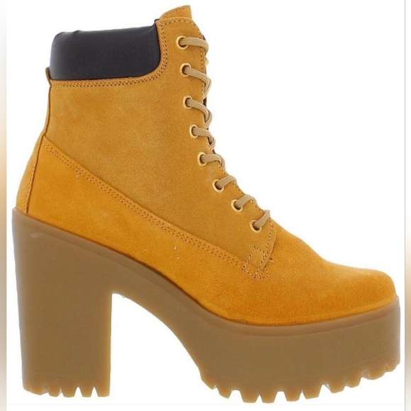 Steve Madden Tindra Womens Suede Platform Ankle Boots | US 8 NEW! - Picture 2 of 14